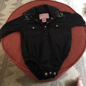 Rodeo girl onesie